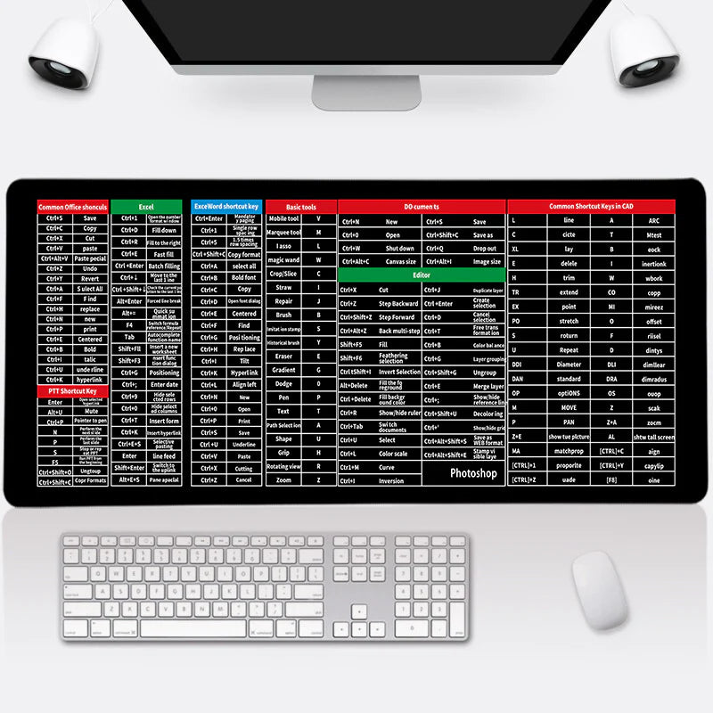 Excel Hotkey Pattern Mouse Pad