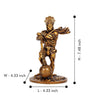 Artarium Bahubali Hanuman Statue for Home Decor Marble & Resin Lord Hanuman Idol Hinduism Devotee Bajrang Bali Statues Temple Decoration Hanuman Murti Showpiece Item, Height 7.48 Inch, Antique