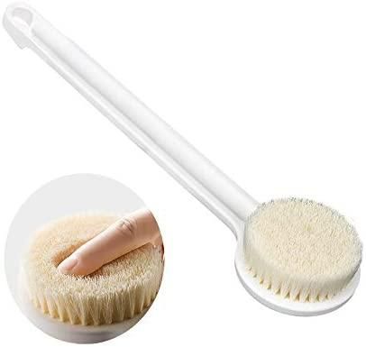 Body Brush -Dry Brushing Shower Bath Brush Long Handle Gentle Back Skin Scrubber Exfoliate Massage Improve Blood Circulation Cellulite Treatment - (Pack of 2)